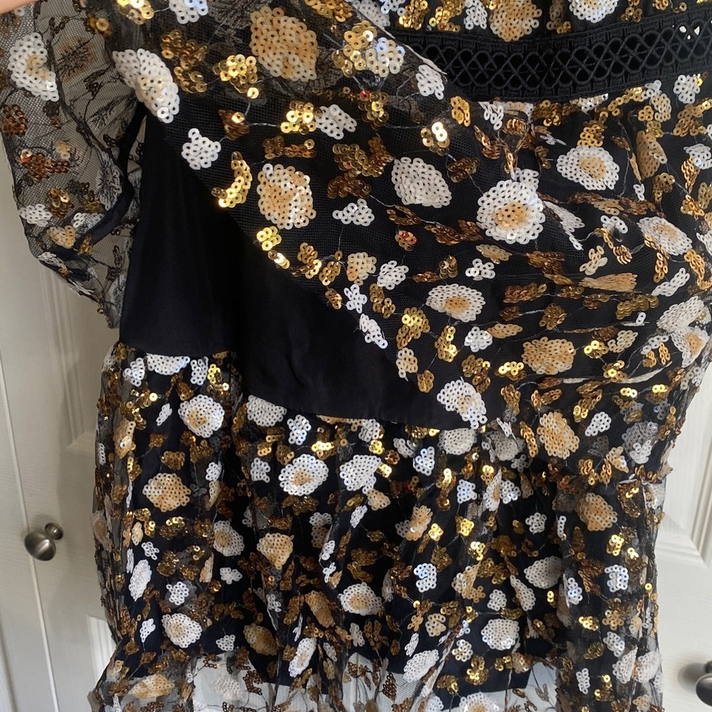 New Self-Portrait Sequined Mini Dress - Picture 10 of 14